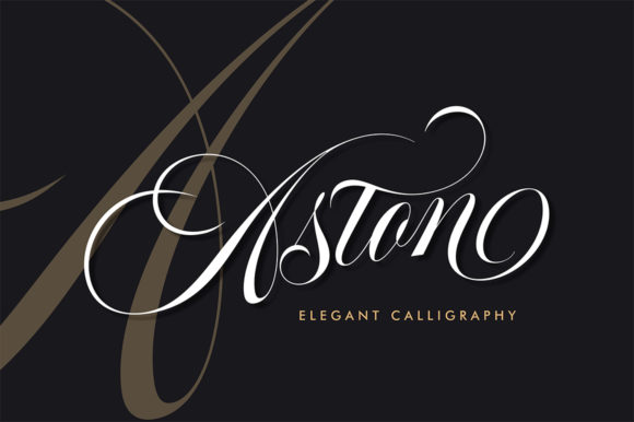 Aston: A Modern Calligraphy Font for Elegant Design