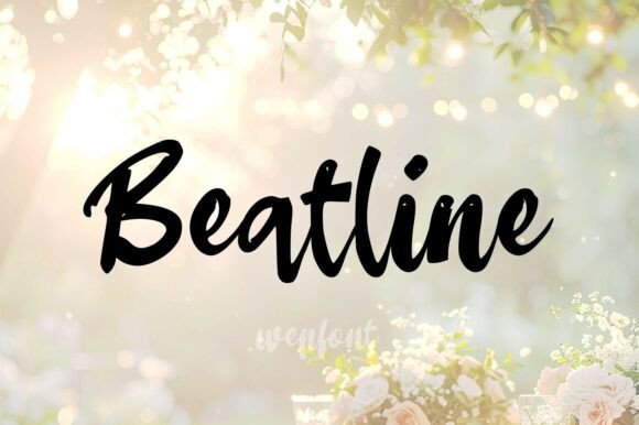 Beatline: A Script Font with Rhythm and Refinement