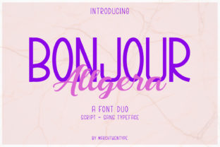 Bonjor Allgera Duo: Your Go-To Font for Elegant Design