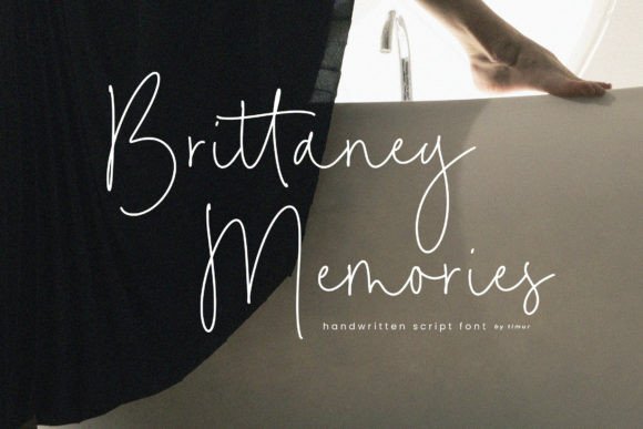 Brittaney Memories: A Handwritten Script Font with Lasting Character