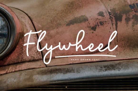 Flywheel: A Monoline Script for Dynamic Branding
