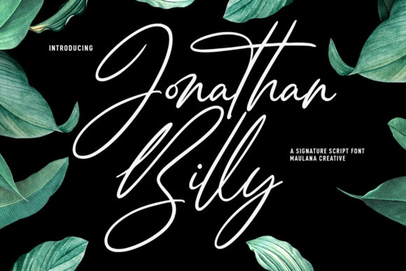 Jonathan Billy: A Script Font That Brings Personality to Your Brand
