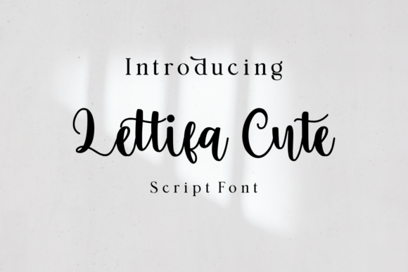 Lettifa Cute: Your Script Font for December Events
