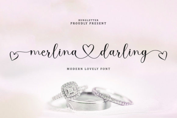 Merlina Darling: A Script Font for Modern Luxury