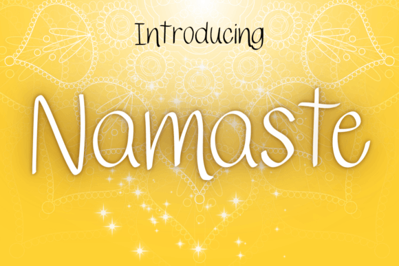 Namaste: A Creative Font for Invitations and Branding