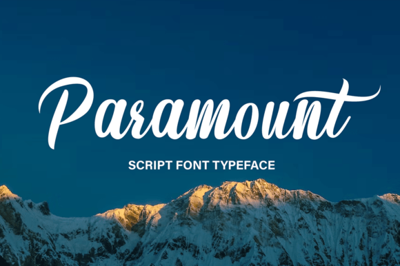 Paramount: A Vintage Script Font for Modern Brands