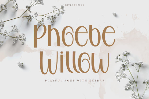 Phoebe Willow: Your Go-To Font for Charming, Hand-Lettered Style