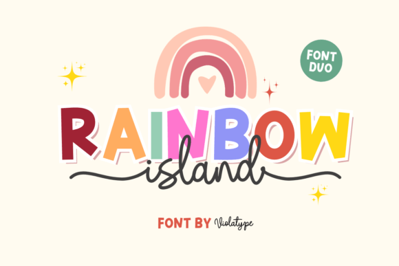 Rainbow Island: A Creative Font Pairing for Modern Brands