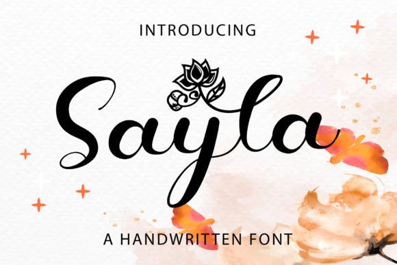 Sayla: Crafting Elegance with a Modern Script Font