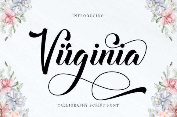Virginia: A Calligraphic Script for Elegant Branding