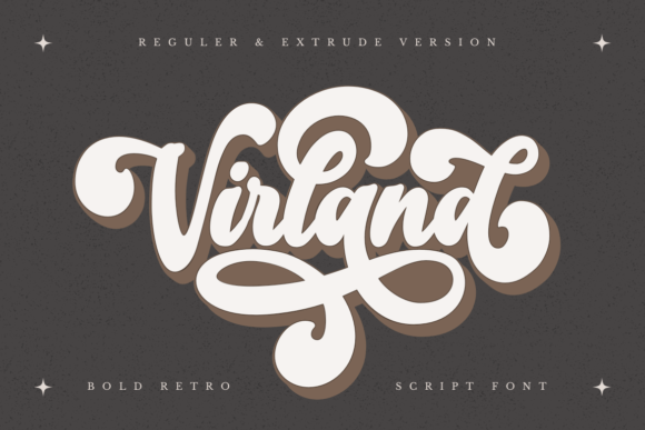 Virland: The Bold Retro Handwritten Font for Standout Design